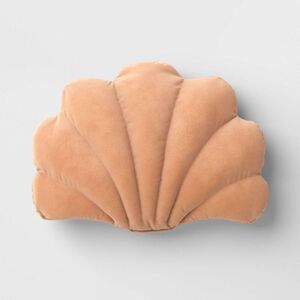 Threshold - 20"x15" Shell Outdoor Novelty Plush Pillow Peach - Peach
